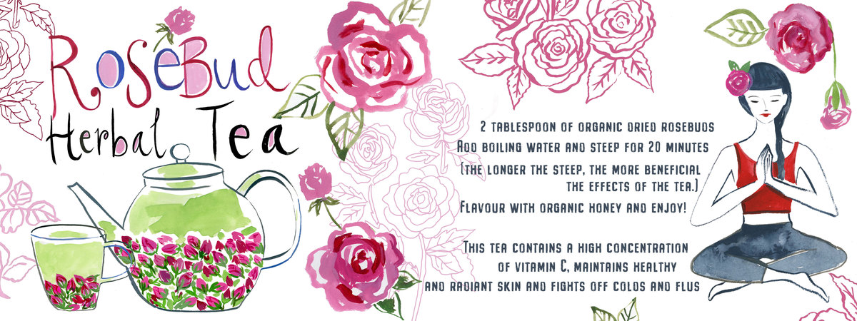 Rosebud Herbal Tea by Farida Zaman