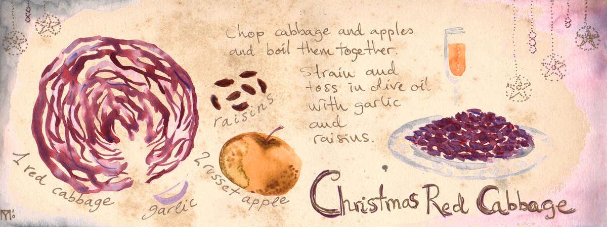 Christmas Red Cabbage by Mayte Sánchez Sempere