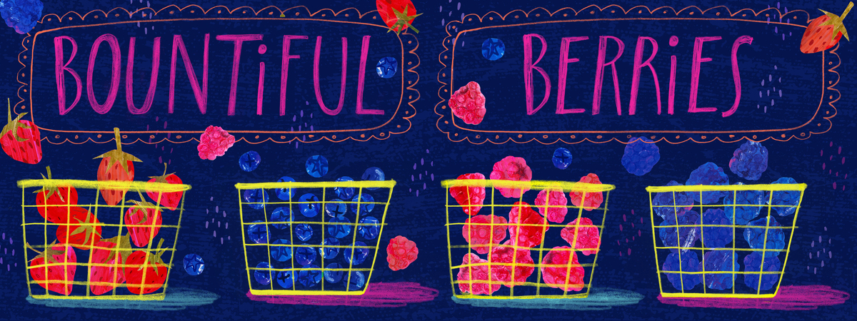 Bountiful berries by Susan Mitchell