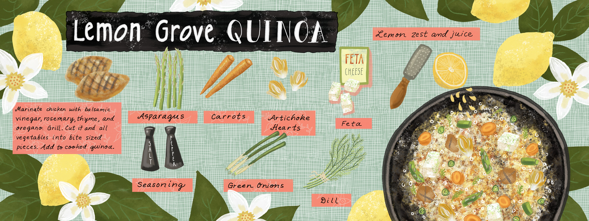 Lemon Grove Quinoa by Rachel Schmiedel
