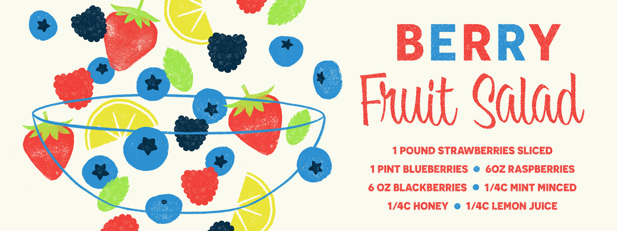 Super Berry Fruit Salad by Emily Baird Schramm