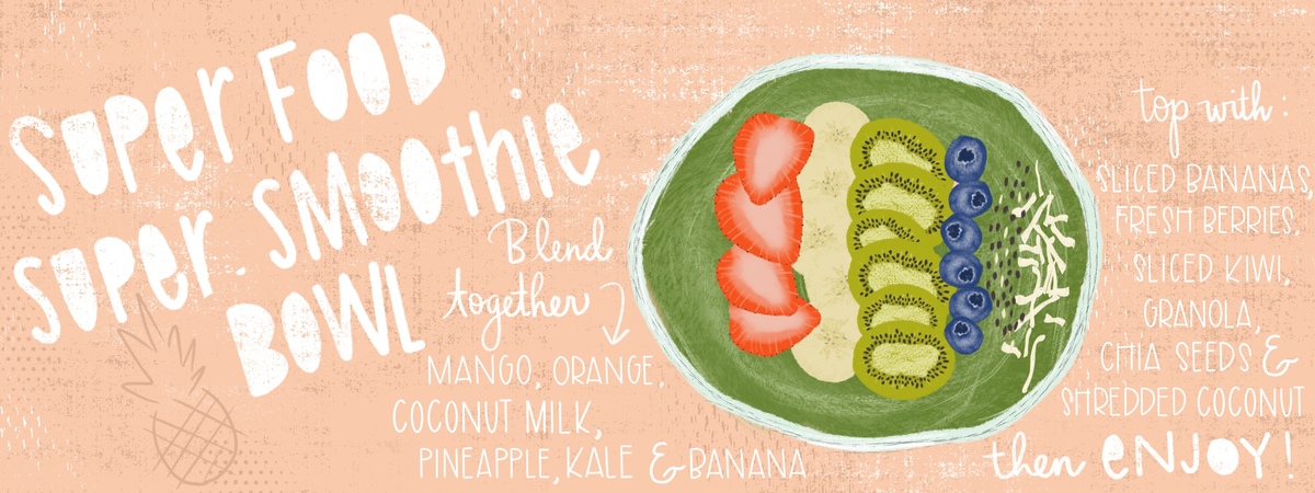 Super Food Super Smoothie Bowl by Mackinzie Rekers