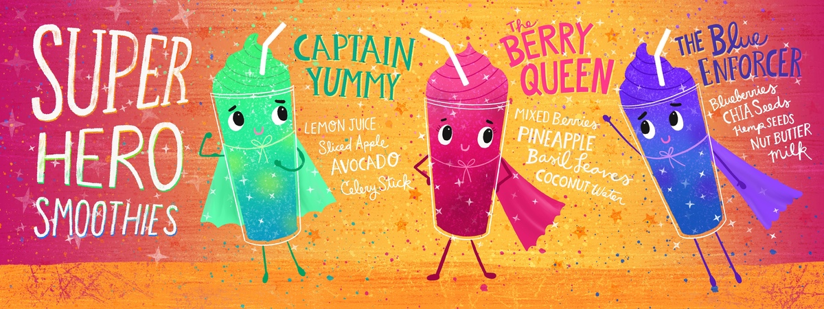 Superfood Superhero Smoothies by Amiee Sue Malott