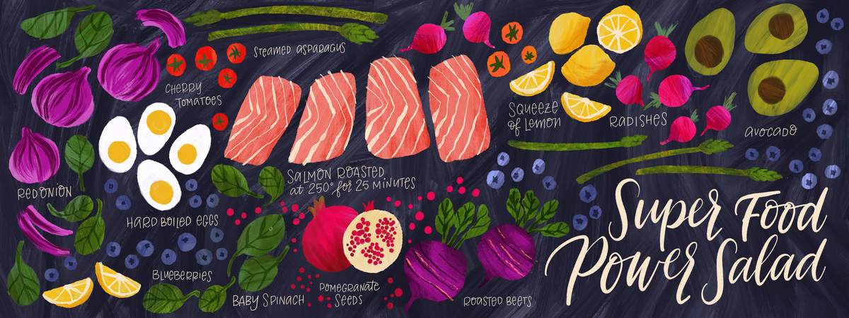 Super Food Power Salad by Kristy de Castro