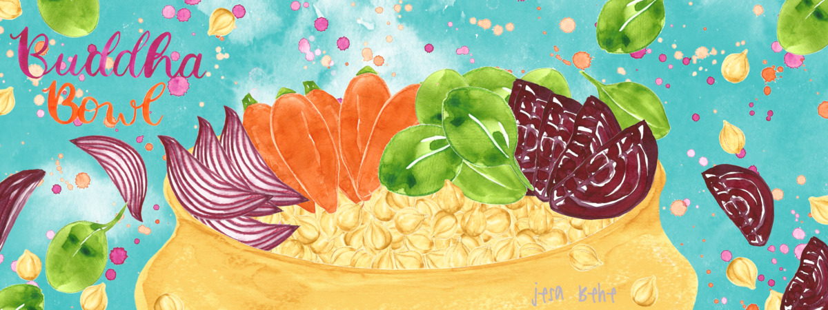Buddah Bowl With Root Vegetables by jesa behe