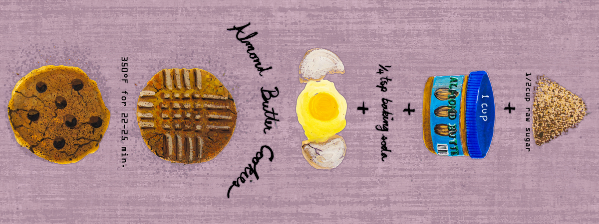 4-ingredient almond butter cookies by Taya T. Haught