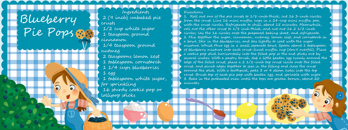 Blueberry Pie Pops by Angela Sbandelli