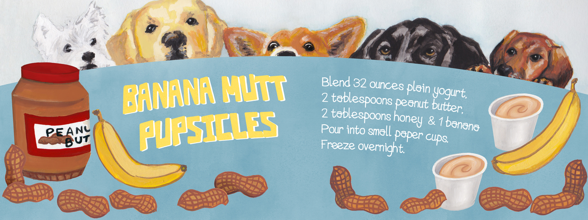 Banana Mutt Pupsicles by Katrina Disbrow | Snarkhearted