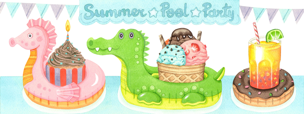 Summer pool party! by Sara Tassan Mazzocco