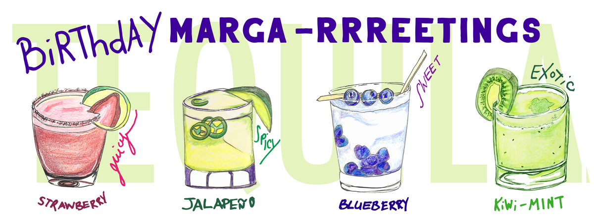 Birthday Marga-rrreetings by Kara LaFrance