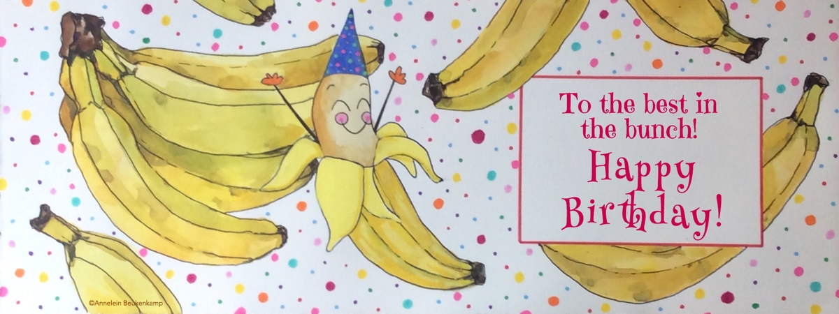 Birthday Banana by Annelein Beukenkamp