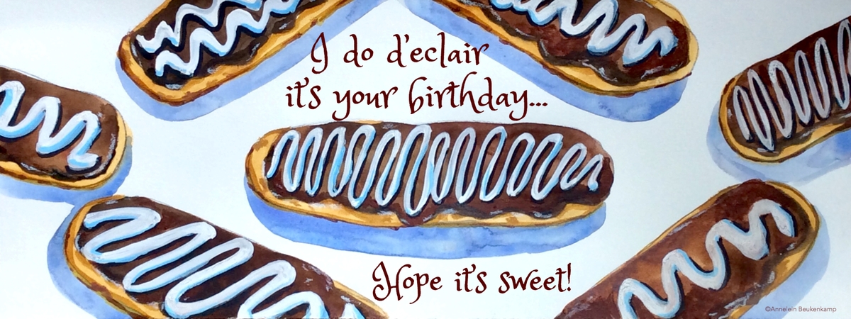 I do d’eclair a sweet birthday by Annelein Beukenkamp