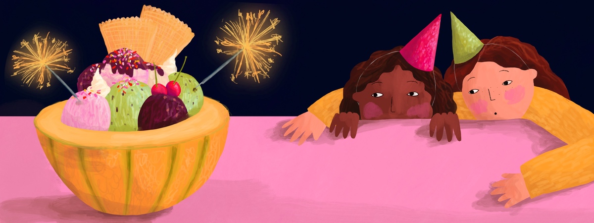 Sundae Funday! by Christine Cuddihy Illustration
