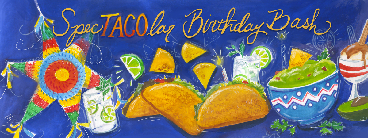 SpecTACOlar Birthday Bash by Jessica Flores Design