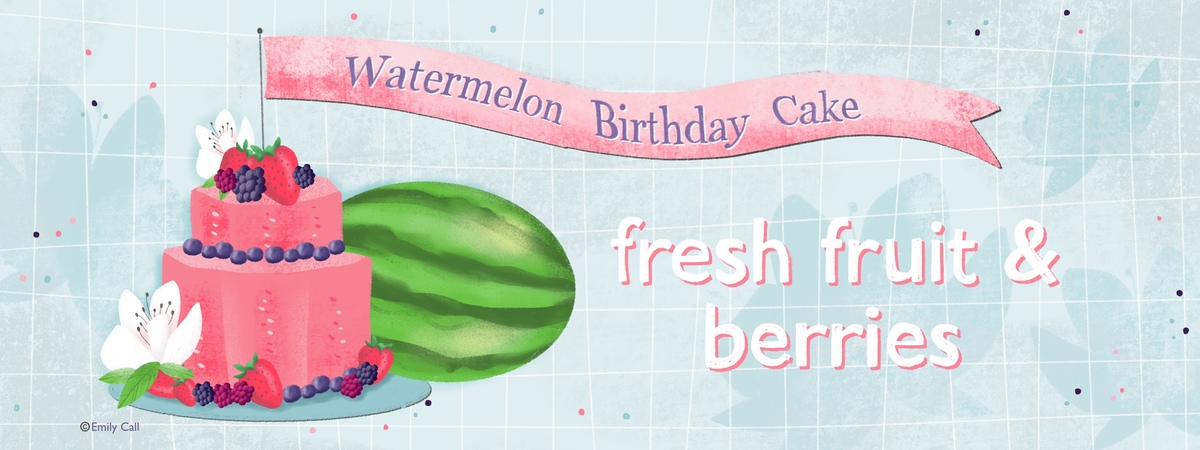 Watermelon Birthday Cake (birthday bash) by Emily Call