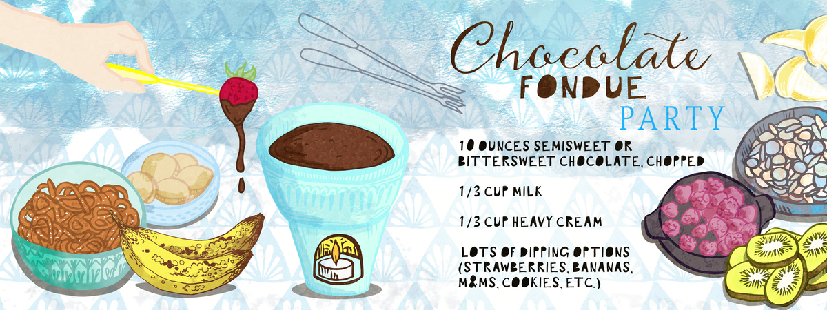 Chocolate Fondue Party by Sarah Burghardt