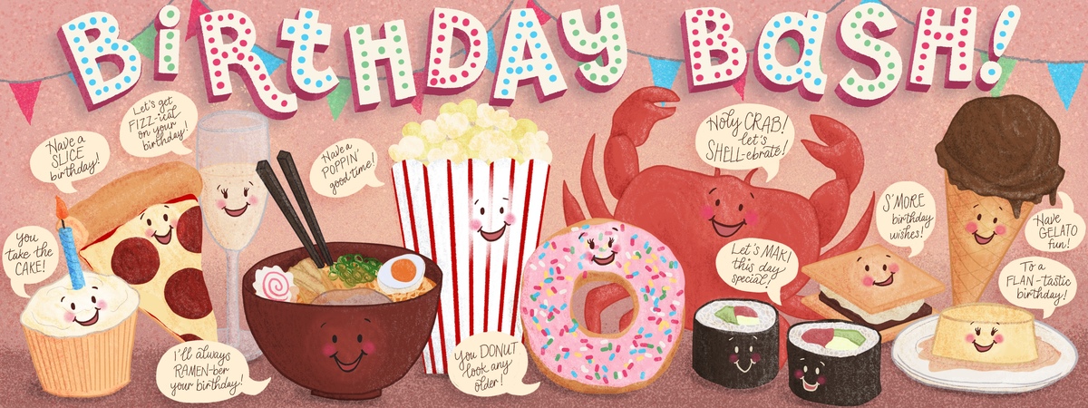 The Punniest Birthday Bash by Jennifer Hines