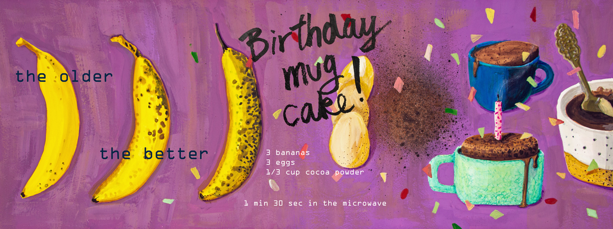 Birthday Mug Cake by Taya T. Haught