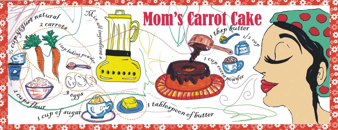 Mom's Carrot Cake by Daniella Broseghini