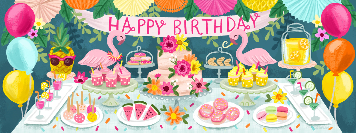 HAPPY BIRTHDAY BASH by Olivia Gibbs
