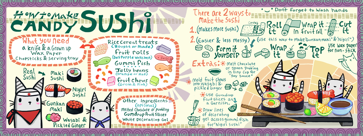 How to make Candy Sushi by Kaitlyn McCane