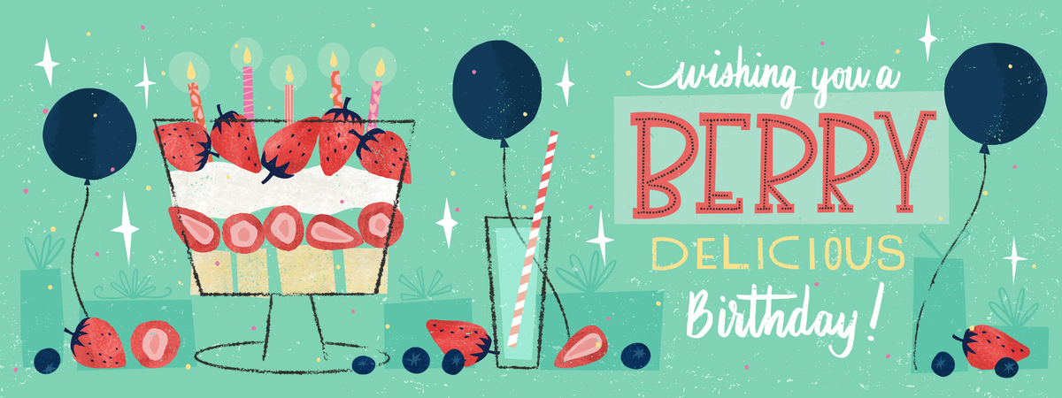 Berry Delicious Birthday by Kristina Hunter