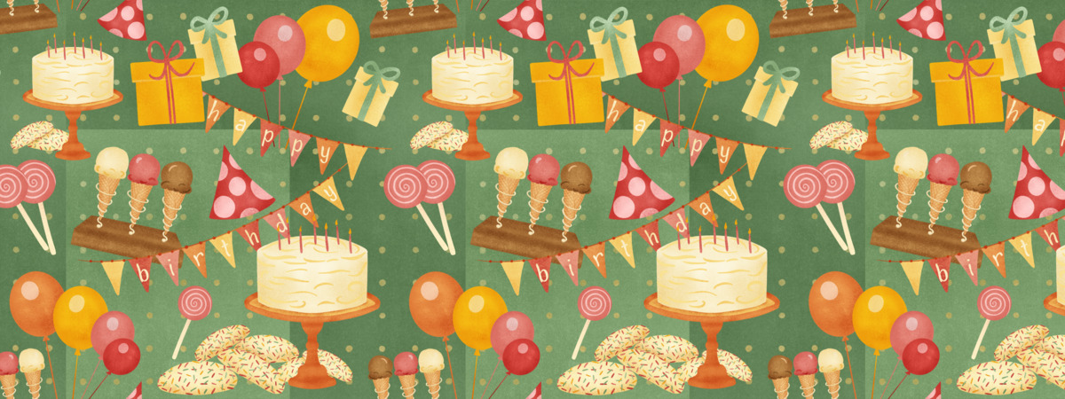 Vintage Birthday by Leila & Po Studio by Leila And Po Studio