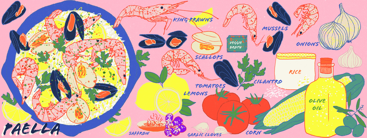 Seafood paella by Milica Golubović