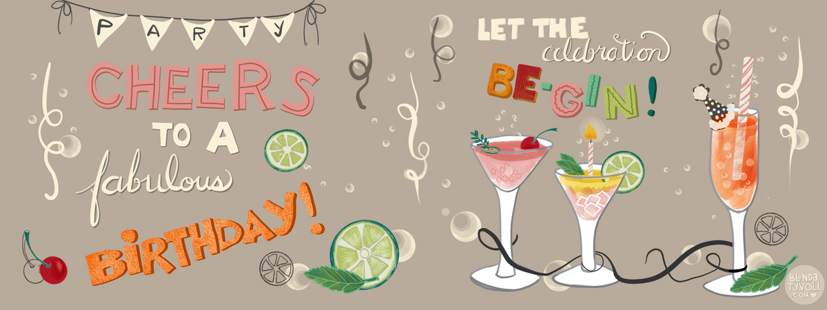 Cheers! Let the Celebration Be-Gin by Blenda