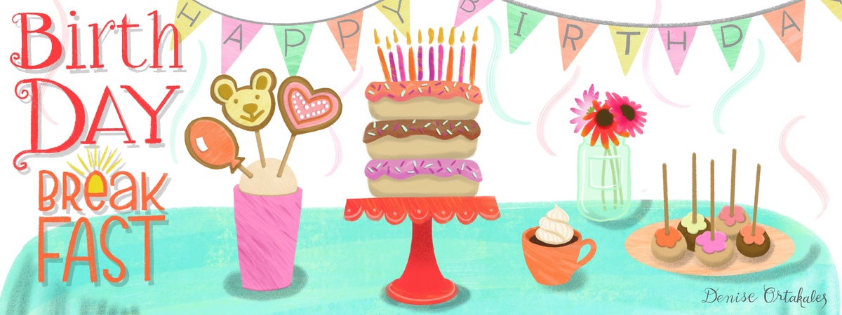 Birthday Breakfast by Denise Ortakales