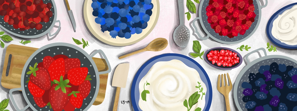 Red, White & Blueberries by Lainey Yehl
