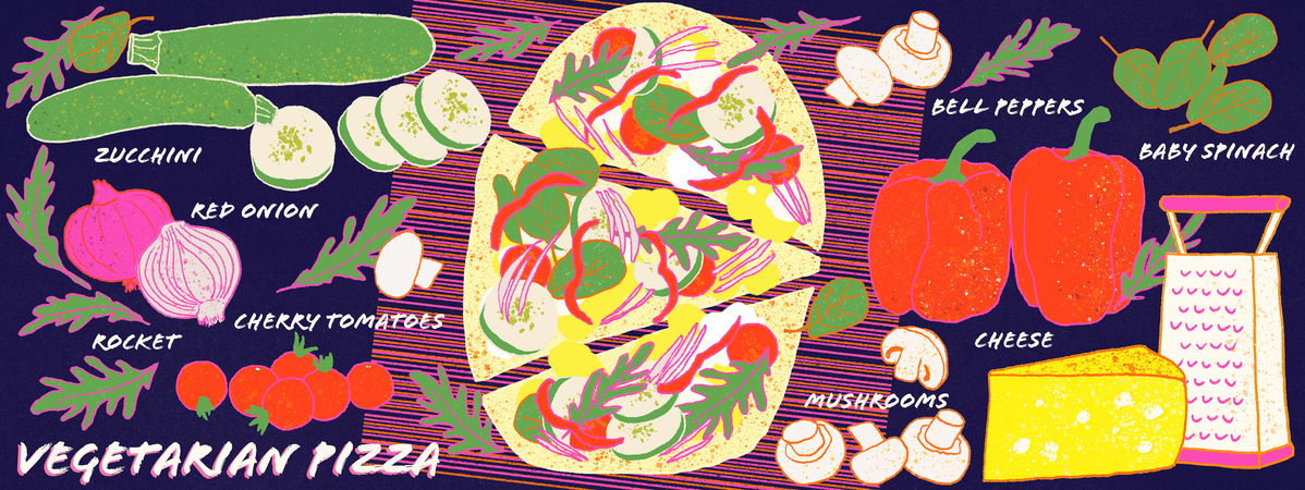 Vegetarian Pizza by Milica Golubović