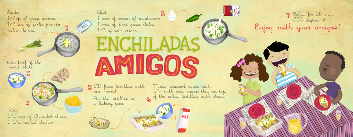 Enchiladas Amigos by Shirley Hernandez