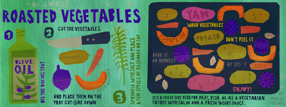 Roasted Vegetables by Miro Poferl