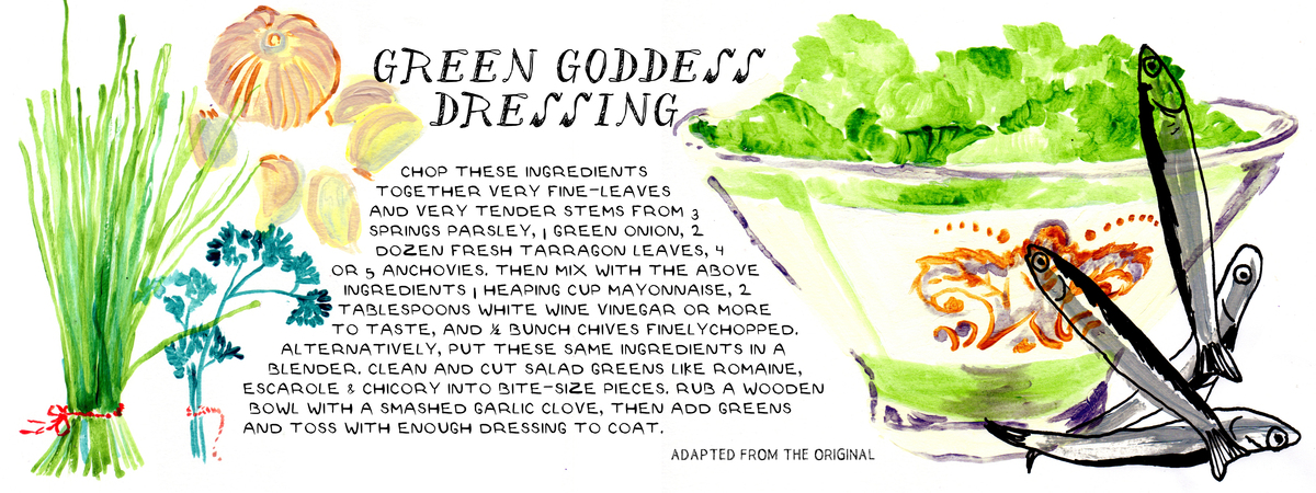 Green Goddess Dressing by Kimberly Hall