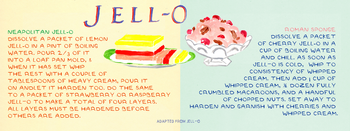Some Jell-O recipes by Kimberly Hall