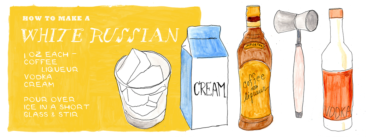 How to Make a White Russian by Kimberly Hall