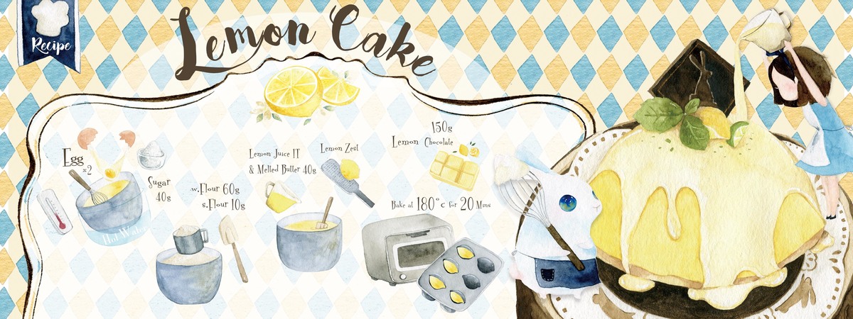 Lemon Cake in DayDream by Hugo。Fishtale