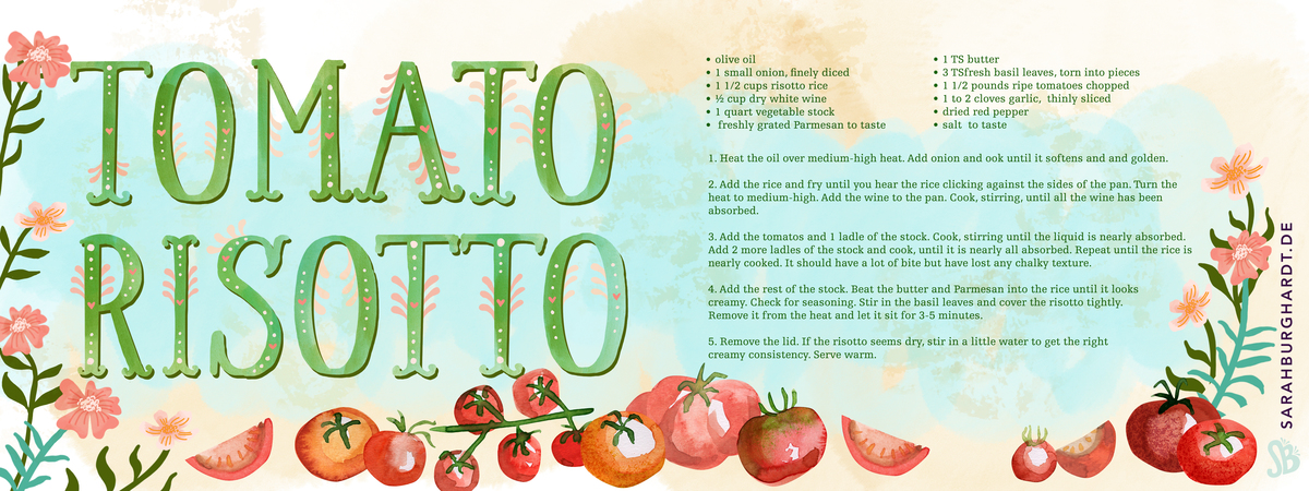 Tomato Risotto by Sarah Burghardt