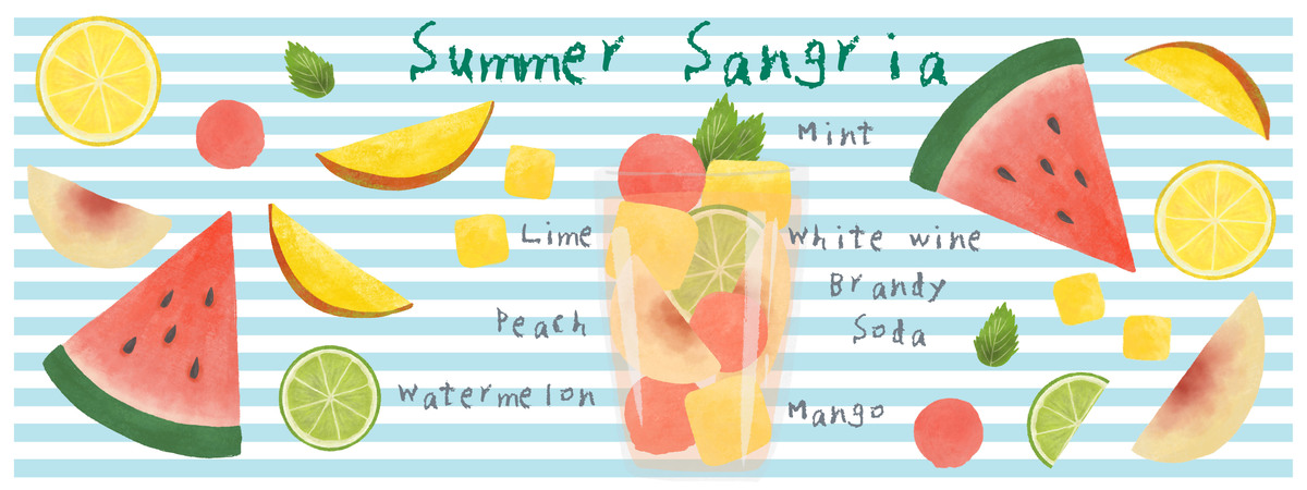 Summer Sangria by Cherub Chan
