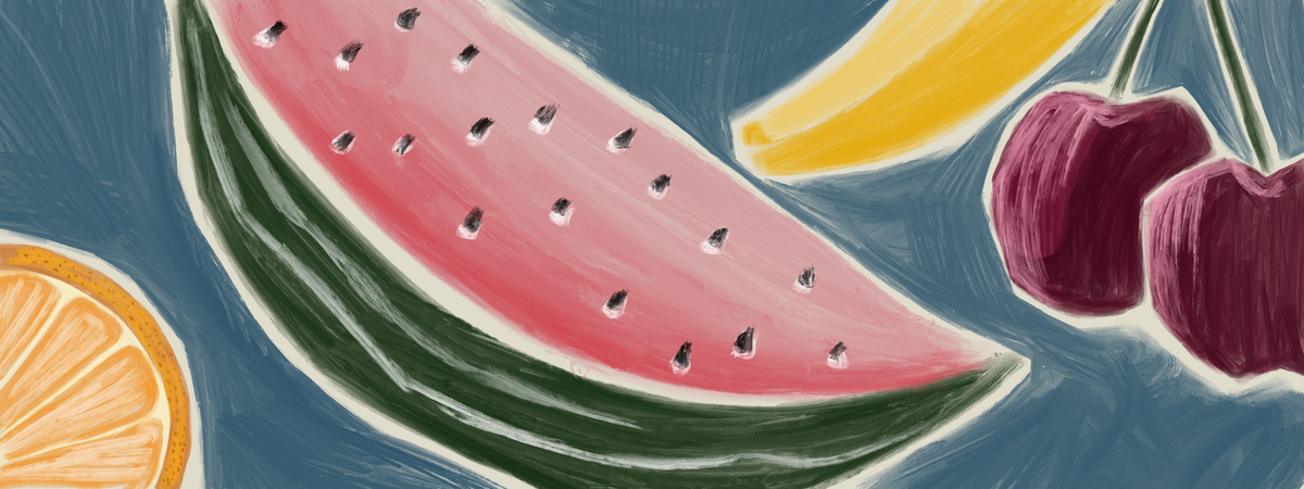 Fresh fruits by Yasminah