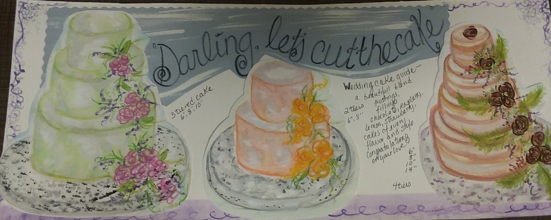 Food Geometry - "Darling, let's cut the cake!" by Deb Bartsch