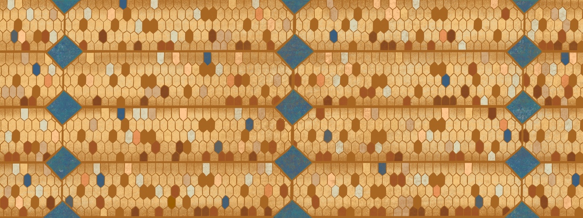 Corn pattern for Food Geometry Challenge by Katya Zhukova