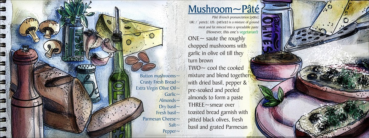 Mushroom Pate by Amrita Mohanty