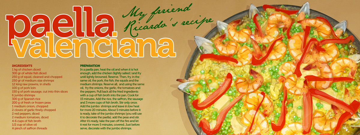 Paella Valenciana by Pedro Menezes