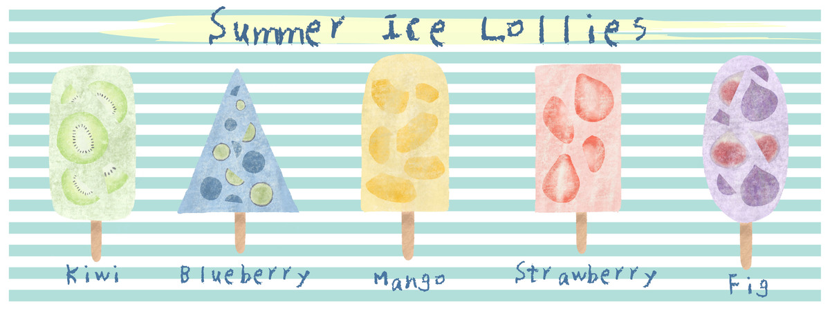 Summer Ice Lollies by Cherub Chan