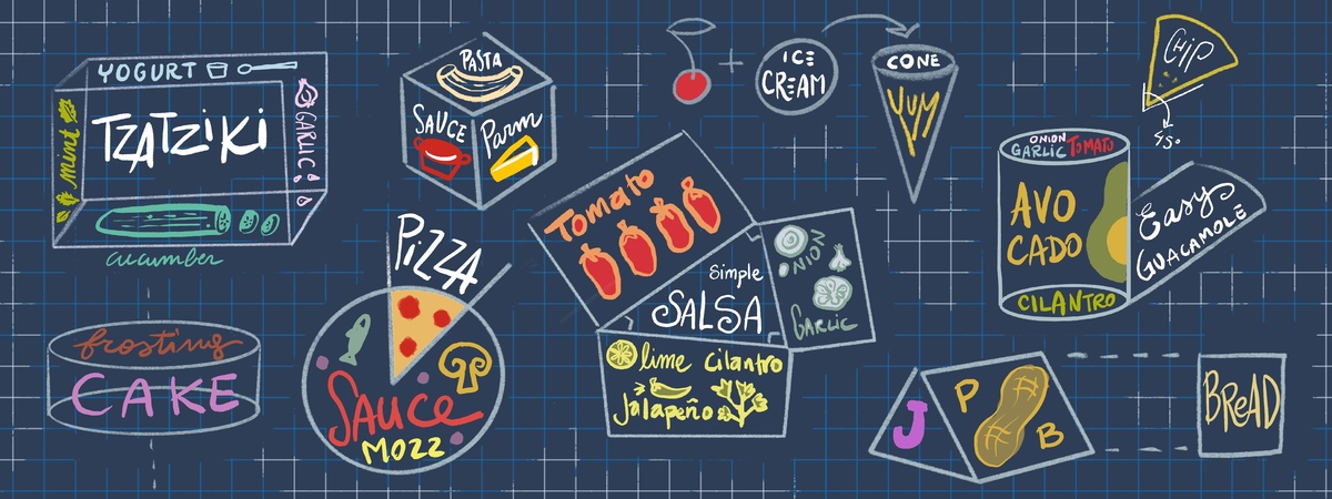 Geometric Recipes by Leticia Plate