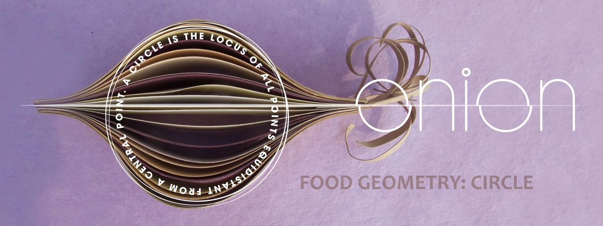 FOOD GEOMETRY: ONION by Joanne Frances DeWald