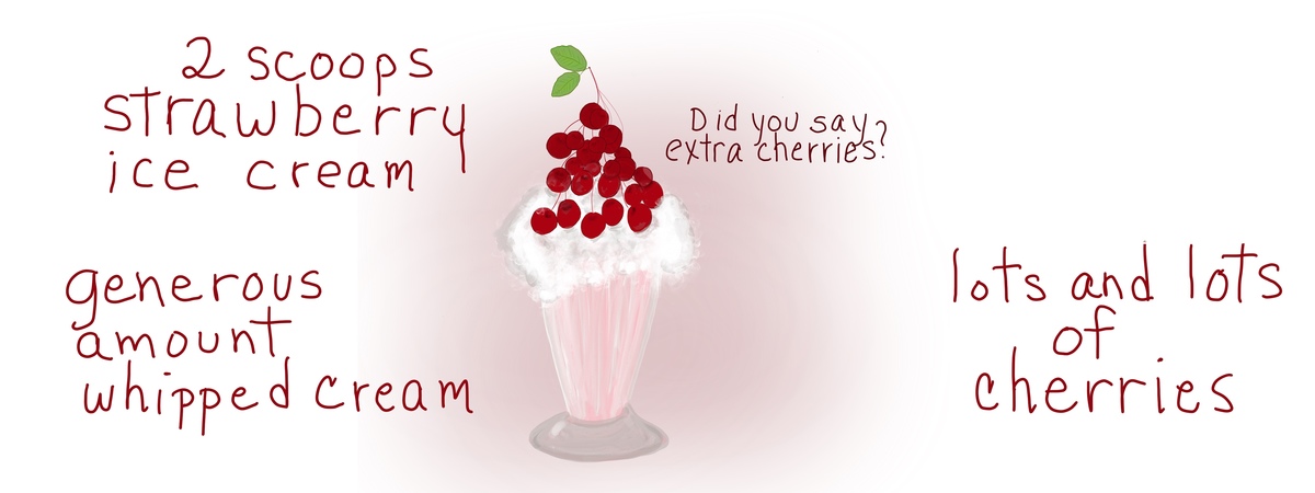 Did You Say Extra Cherries? by hkOriginals