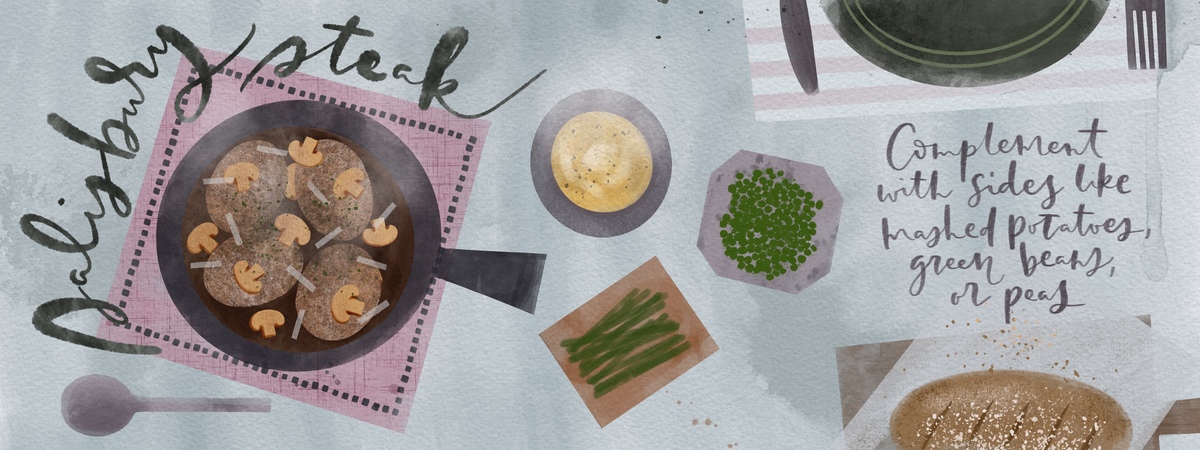 Salisbury Steak by Kat Santos-Yutani